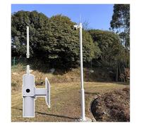 WOTZOV Surveillance Camera Pole 3M/9.8Ft With 40Cm Lightning Rod, Adjustable Security Camera Stand For Outdoor Use, Durable Floor Mount Rack,A 3 m/9.8 ft (3 Sections)