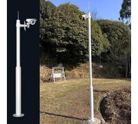WOTZOV Weatherproof 3M Security Camera Mount Pole - Durable Outdoor Holder For High-Security Surveillance - Adjustable Bracket For Enhanced Stability & Durability,A 3.5m (11.5ft)