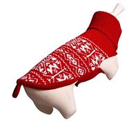 WOUAPY Dog Snowflake Christmas Jumper - Size 55