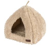 Wouapy Igloo Deluxe For Fluffy Cat House, Beige