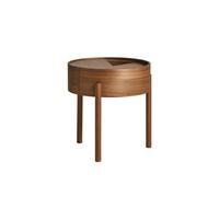 Woud Arc Coffee Table Walnut Ø42