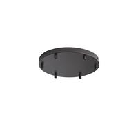 Woud Canopy CE For Pendant 6 Pcs. Black