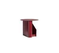 Woud Center Side Table Deep Red