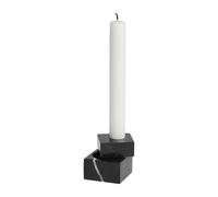 Woud Jeu de dés 1 candle holder marble Black