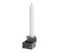 Woud Jeu de dés 1 candle holder marble Green
