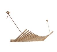 Woud KnaEgt Coat Rack White Oak/Leather