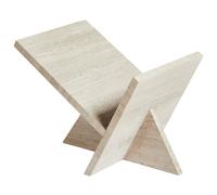 Woud - Mountain Magazine Rack Travertine, Light Grey - Light Grey
