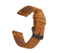 WOUKUP Quick Release Suede Leather Watch Bands Vintage Watchband for Men Watch Strap 18mm 19mm 20mm 21mm 22mm 24mm