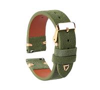 WOUKUP Quick Release Suede Leather Watch Bands Vintage Watchband for Men Watch Strap 18mm 19mm 20mm 21mm 22mm 24mm