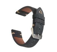 WOUKUP Quick Release Vintage Suede Watch Strap for Men - 18mm, 19mm, 20mm, 22mm