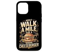 Would Walk A Mile For A Good Cheeseburger Burger Devotion Case for iPhone 12/12 Pro
