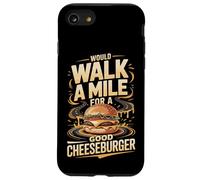 Would Walk A Mile For A Good Cheeseburger Burger Devotion Case for iPhone SE (2020) / 7/8