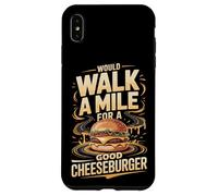Would Walk A Mile For A Good Cheeseburger Burger Devotion Case for iPhone XS Max