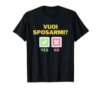 Would You Like to Marry me? Yes or no | Irony About Marriage T-Shirt