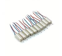 WouND 10PCS 0408 4mmX8mm Mini Coreless Motor DC 3V 3.7V 58000RPM Ultra-high Speed Micro Tiny Hollow Cup Engine
