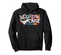 Wound Care Crew Leopard Nursing Wound Ostomy Nurse WCN RN Pullover Hoodie