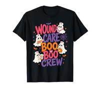 Wound Care Nurse Boo Boo Crew Ghost Halloween Wound Care T-Shirt