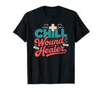 Wound Care Nurse Capybara Pun Chill Healer Funny T-Shirt