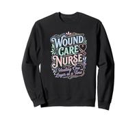 Wound Care Nurse Design, WOC Ostomy and Burn Specialist Sweatshirt