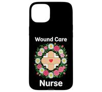 Wound Care Nurse Floral Wreath Bandage RN Registered Nurse Case for iPhone 15 Plus