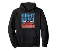 Wound Care Nurse Night Shift Warrior Healing Darkness Pullover Hoodie