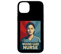 Wound Care Nurse Retro Pop Art Portrait RN Registered Nurse Case for iPhone 14 Plus