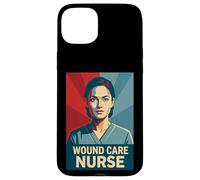 Wound Care Nurse Retro Pop Art Portrait RN Registered Nurse Case for iPhone 15 Plus