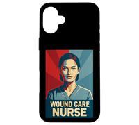Wound Care Nurse Retro Pop Art Portrait RN Registered Nurse Case for iPhone 16 Plus