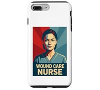 Wound Care Nurse Retro Pop Art Portrait RN Registered Women Case for iPhone 7 Plus/8 Plus