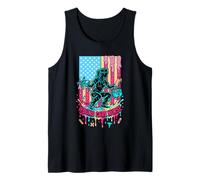 Wound Care Registered Nurse Dripping American Flag WOCN Tank Top