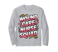 Wound Care Team Pride Color Text Design Long Sleeve T-Shirt