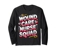 Wound Care Team Pride Color Text Design Long Sleeve T-Shirt