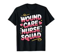 Wound Care Team Pride Color Text Design T-Shirt