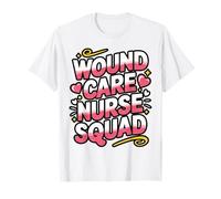Wound Care Team Pride Color Text Design T-Shirt
