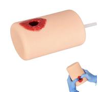 Wound Care Wound Models, Silicone Bleed Control Tourniquet Trainer, Simulates Bleed Control Suturing Exercises for Medical Classes, First Aid Practice