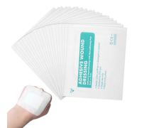 Wound Dressings Adhesive 20pcs Sterile Dressings for Wounds 6cm x 7cm Dressing Pads with Absorbent Patch for Cuts, Burns & Injuries