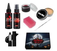 Wound Makeup Kit - Halloween SFX Makeup Set,Bruise Makeup Face Body Painting, Scary Face SFX Halloween Makeup Set Safe For Beginners