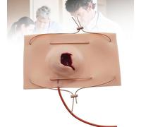 Wound Model Gunshot Wound Model Hemostasis Control Kit, Wearable Wound Packing Trainer, Simulated Thigh/Arm Trauma Bleeding Scene for First Aid Training