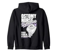 Wound Ostomy Continence Nurse WOC RN Zip Hoodie