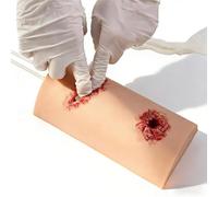 Wound Packing Trainer, Hemorrhage Stop Bleeding Simulator, Laceration & Tourniquet Training Model, Highly Simulated Simulation Design, for Course Teaching