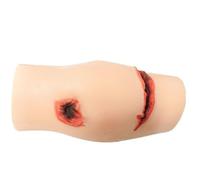 Wound Packing Trainer Kit, Hemorrhage Control Stop Bleeding Simulator, Laceration & Tourniquet Model with Simulated Bone for Medical, First Aid Training(B)