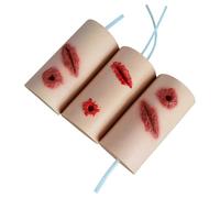 Wound Packing Trainer Kit, Hemorrhage Control Stop Bleeding Simulator, Laceration & Tourniquet Training Model, Silicone Hemostasis Wound Care Trainer for Medical, Military & First Aid Training