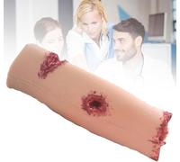 Wound Packing Trainer Kit, Stop The Bleed Training Model with 4 Simulated Wounds, First Aid Suture Trainer, Reusable for Educational Classes