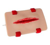 Wound Packing Trainer, Trauma Simulation Wound Practice Model for Realistic First Aid Training, Bleed Control Suturing Exercises, Silicone Material