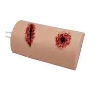 Wound Packing Trainer, Wound Care Models, Hemorrhage Control Stop Bleeding Model, Laceration Simulator Model, Simulation of Wound Bleeding First Aid Training, Suturing Exercises, for Course Teaching.