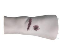 Wound Packing Trainer, Wound Care Models, Knee Thigh Trauma Bleeding Hemostasis Mode, 3 Simulated Wounds, Reusable,for Classes, First Aid