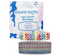 Wound Worthy Prismatic Ultra Gentle Bandages - Advanced Healing with Bordered Foam Dressing, Ultra-Gentle Adhesive - Ideal for Wounds, Bed Sores - Assorted Sizes and Colors