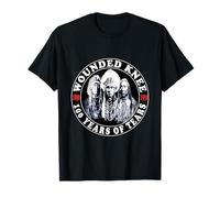Wounded Knee 100 Years of Tears Native American Lakota Tribe T-Shirt