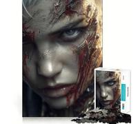 Wounded Warrior Portrait 1000-piece Puzzle for Teenagers Focus Memory Game Professional Grade Cutting Relaxing Indoor Group Activity (38x26cm)