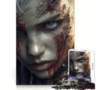 Wounded Warrior Portrait Jigsaw Puzzles 1000 Piece for Teenagers Mind Challenge Relaxed Leisure Seamless Fit Fine Xmas Gift (50x75cm)